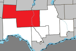 La Pêche Quebec location diagram